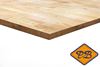 Afbeelding van rubberwood massief gevingerlast-/ verlijmd meubelplaat 122x305 XL