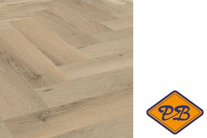 Afbeeldingen van INTRA SPC vinyl  rigid clic 0011 visgraat strook 5mmx12,5x75cm (per pak van 8 stuks A + 8 stuks B =1,50m²)