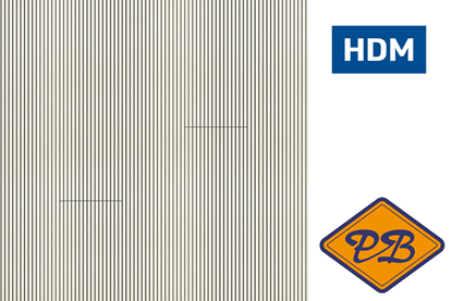 Afbeeldingen van HDM wand-en plafondpaneel avanti akoestiek HDF helder wit 10mm