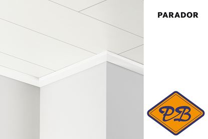 Afbeeldingen van PARADOR plafondlijst DAL 3 essen wit decor 12x32mmx220cm