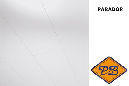 Afbeeldingen van PARADOR wand-en plafondpaneel XL Milanoclick HDF uni zijdemat wit decor 12mm
