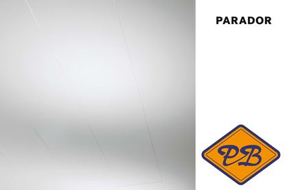 Afbeeldingen van PARADOR wand-en plafondpaneel XL Milanoclick HDF uni wit hoogglans decor 12mm