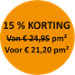 KRONODESIGN twin clic laminaat Van € 24,95 voor € 21,20 pm²