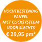 Vochtbestendig paneel met clicksysteem voor slechts € 29,95 pm²