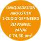 Uniquedesign akoustiek 1-zijdig gefineerd 3D paneel vanaf € 74,50 pm²