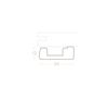 Afbeelding van PARADOR plafondlijst DAL 3 light lines decor 12x32mmx220cm