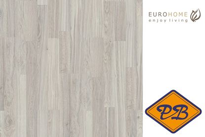 Afbeeldingen van Euro Home CLASSIC twinclic scheepsbodem 2-stroken laminaat K056 Main oak 7mmx19,2x128,5cm (per pak van 10 stuks=2,47m²)