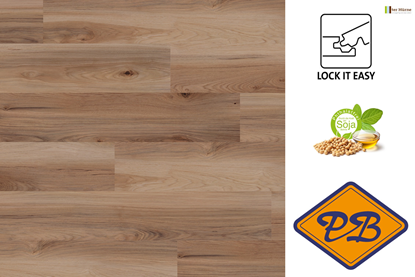 Afbeeldingen van Ter Hürne perform SPC vinyl lock it easy landhuisdeel XL Hickory Nashville 6mmx23,5x151,7cm (per pak van 6 stuks=2,14m²)