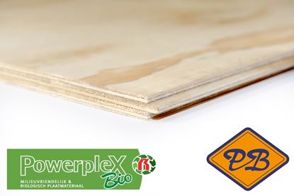 Afbeeldingen van underlayment powerfloor BIO Based multiplex tong & groef 2-zijden 244x122cm