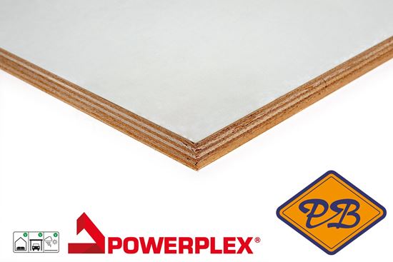 Afbeelding van okoumé *15 jaar supergarant multiplex B/BB exterieur 110/110 μ wit gegrond 310x153 XL