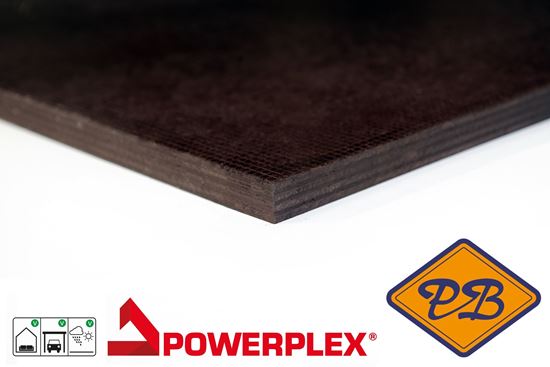 Afbeelding van hardhout powerfilm betonmultiplex 1-zijdig antislip 250x125cm