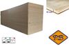 Afbeelding van underlayment Fins vuren multiplex kleine plaat tong & groef 4-zijdig 244x61cm (per pak van 100 platen)