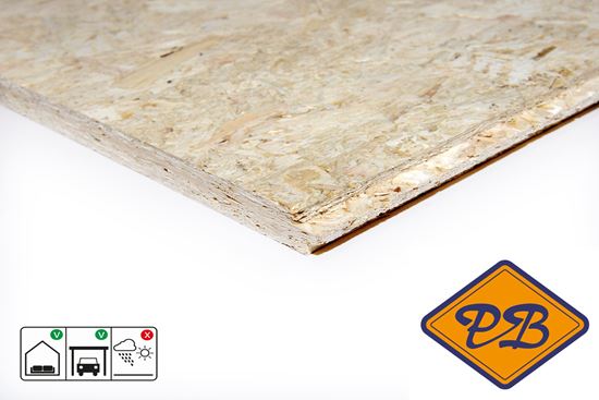 Afbeelding van OSB ZERO klasse 3 tong & groef 2-zijden 244x122cm