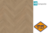 Afbeelding van HB Composite aqua SPC vinyl click visgraat wand- en vloer strook SUPERIOR Oak Dream 4,5mmx15x75cm (per pak van 8 stuks A + 8 stuks B =1,80m²)
