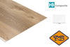 Afbeelding van HB Composite aqua SPC vinyl click 'N screw 3-L SUPERIOR wand- vloer en plafondtegel Wood Eternal Oak 4,5mmx32x120cm (per pak van 6 stuks =2,34m²)