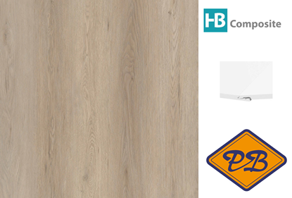 Afbeeldingen van HB Composite aqua SPC vinyl click 'N screw SUPERIOR wandpaneel Timeless Oak  XL 4,5mm