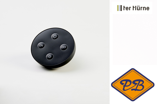 Afbeelding van Ter Hürne livingwall light Frido kunststof afstandbediening zwart voor wand LED strip