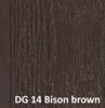 Afbeelding van Fazawood eucalyptus hardhouten enkel rabatdeel Melbourne  DG 14 Bison brown 9,5x300mm