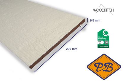 Afbeeldingen van woodritch eucalyptus hardhouten potdekseldeel canberra 0003 geel beige 9,5x200mm
