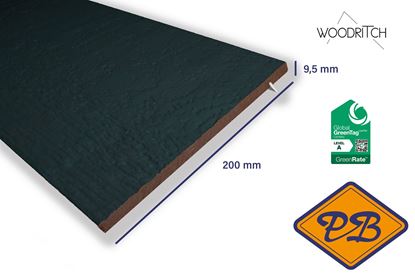 Afbeeldingen van woodritch eucalyptus hardhouten potdekseldeel canberra 7016 antraciet grijs 9,5x200mm