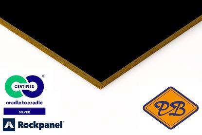 Afbeeldingen van Rockpanel gevelplaat colours durable 1-zijdig ral 9005 gitzwart 250x120cm