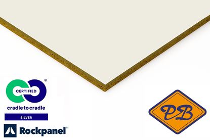 Afbeeldingen van Rockpanel gevelplaat colours durable 1-zijdig ral 9010 zuiver wit 305x120cm