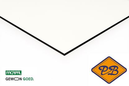 Afbeeldingen van Facapal HPL gevelplaat *RAL 9016 superwit  by plastica