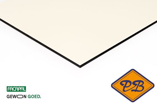 Afbeelding van Facapal HPL gevelplaat *RAL 9001 cremewit by plastica