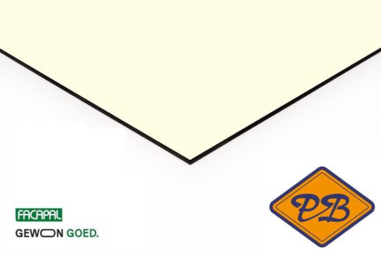 Afbeelding van Facapal HPL gevelplaat *RAL 1015 ivoor by plastica