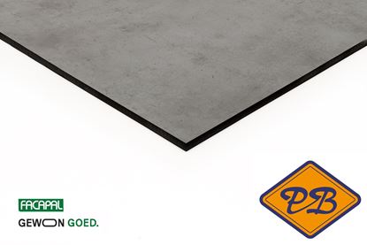 Afbeeldingen van Facapal HPL gevelplaat 9027 haven by plastica