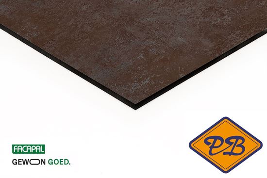 Afbeelding van Facapal HPL gevelplaat 9029 roodbruine steen by plastica