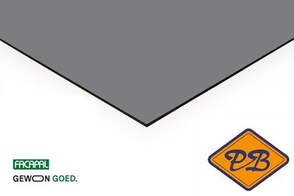 Afbeeldingen van Facapal HPL gevelplaat *RAL 7042 asgrijs by plastica
