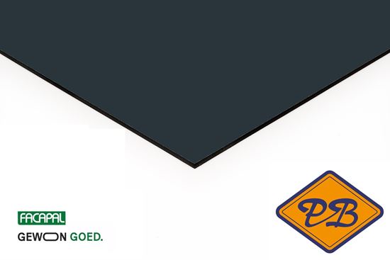 Afbeelding van Facapal HPL gevelplaat *RAL 7016 antraciet by plastica