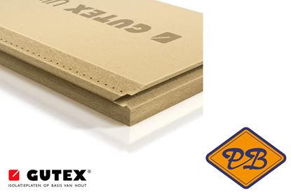 Afbeeldingen van Gutex ultratherm T&G-4 onderdakplaat BIObased houtvezel isolatie 60x178cm