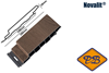 Afbeelding van Novalit outdoor® PVC rondkant hol sponningdeel Toffe 18mmx148mm