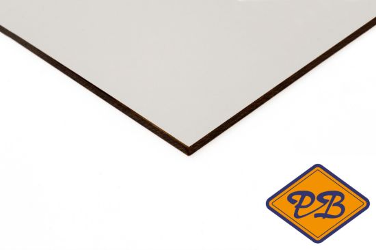 Afbeeldingen van ISIcompact HPL gevelplaat 2-zijdig 112 lichtgrijs 305x130cm