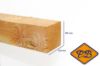 Afbeeldingen van douglas paal fijnbezaagd 4-EX gezaagd 120x120mm