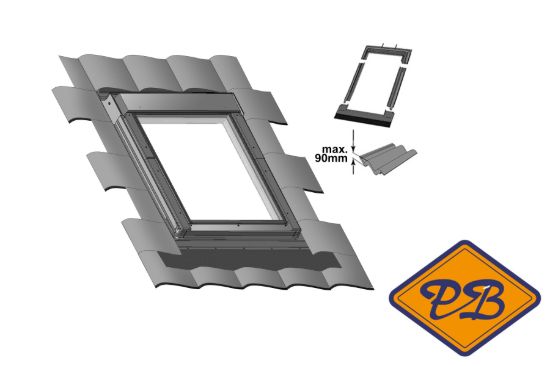 Afbeeldingen van keylite gootstuk pannendak DTRF