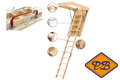 Afbeeldingen van keylite vlizotrap plafondhoogte 320cm