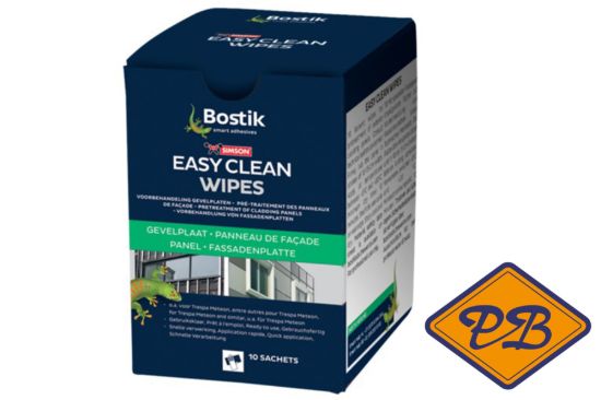 Afbeeldingen van Bostik easy clean wipes (per doos=10stuks)