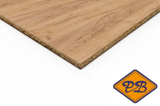 Afbeeldingen van Kronospan geplastificeerd spaanplaat standaard ambachtelijk goud eiken 280x207cm XL (kleurnummer: K003 PW)