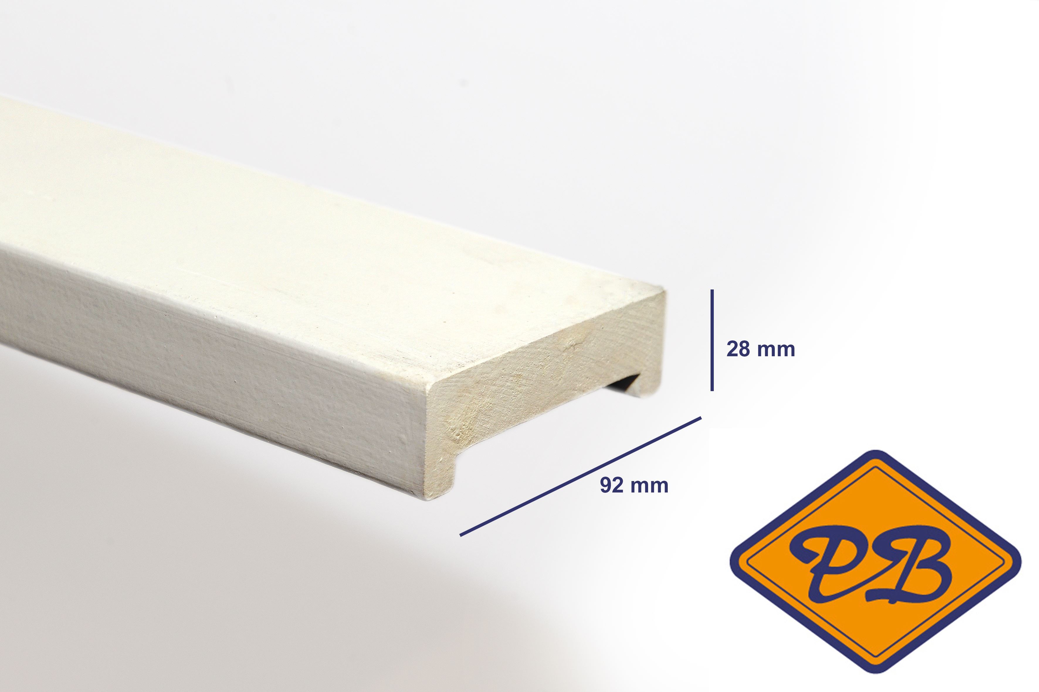 Afbeeldingen van Hardhout gibolat jt12 gegrond 28x92mmx305cm
