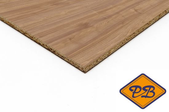 Afbeeldingen van kronospan geplastificeerd spaanplaat standaard geselecteerd licht walnoot 280x207cm XL (kleurnummer: K008 PW)