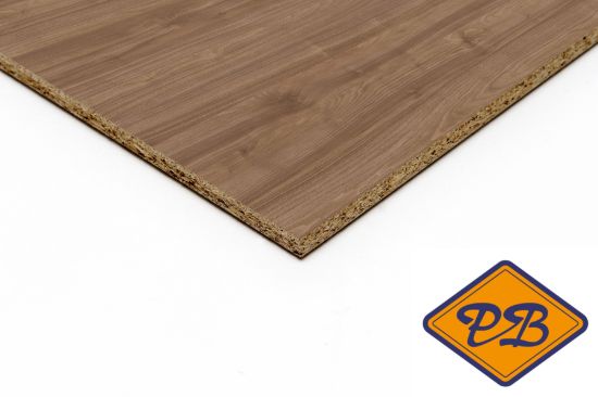 Afbeeldingen van kronospan geplastificeerd spaanplaat standaard geselecteerd donker walnoot 280x207cm XL (kleurnummer: K009 PW)