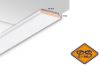Afbeeldingen van AGNES professional plint MDF 02TF stucco wit 8x44mmx260cm