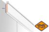 Afbeeldingen van AGNES professional plint MDF 02TF stucco wit 8x44mmx260cm