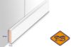 Afbeeldingen van AGNES professional plint MDF 02TF stucco wit 8x44mmx260cm