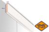 Afbeeldingen van AGNES professional plint MDF 12TF linnenwit 8x44mmx260cm
