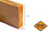 Afbeeldingen van eiken liggers vers-fijnbezaagd 50x200mm