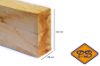 Afbeeldingen van eiken balk vers-fijnbezaagd 80x150mm